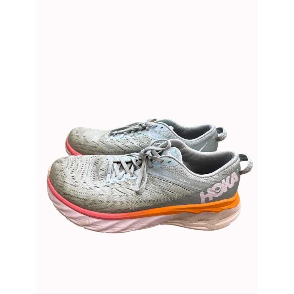 Hoka Arahi 4 womes green running walking sneakers shoes 10.5 SKU 6643